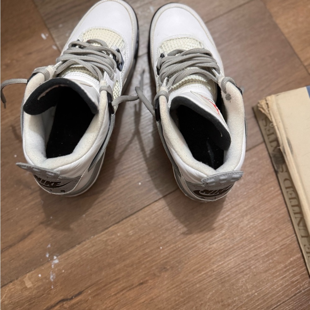 Air Jordan 4 Retro OG BG 2016 Sz. 7Y “White Cement” Sz. 7Y 836016-192 🔥🔥 - Picture 6 of 8